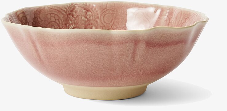 Skål Arabesque Old Rose Ø26 cm från Sthål i dammig rosa