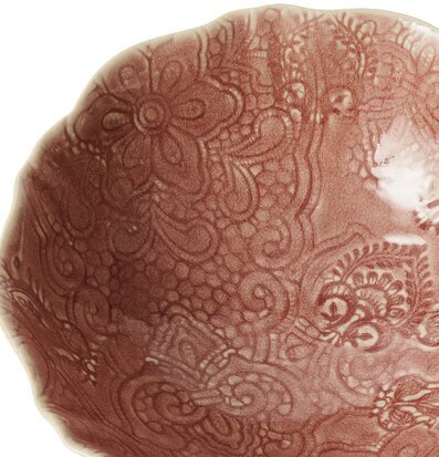 Skål Arabesque Old Rose Ø26 cm från Sthål med mönster