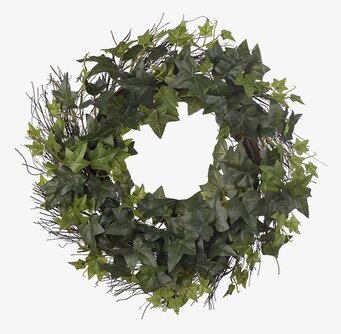 Krans Murgröna Ø45 cm från Mr Plant med realistiska blad