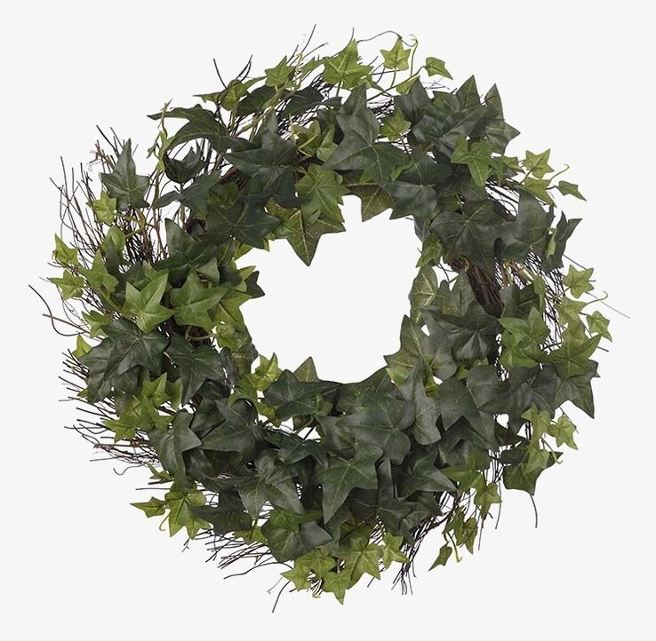 Krans Murgröna Ø45 cm från Mr Plant med realistiska blad