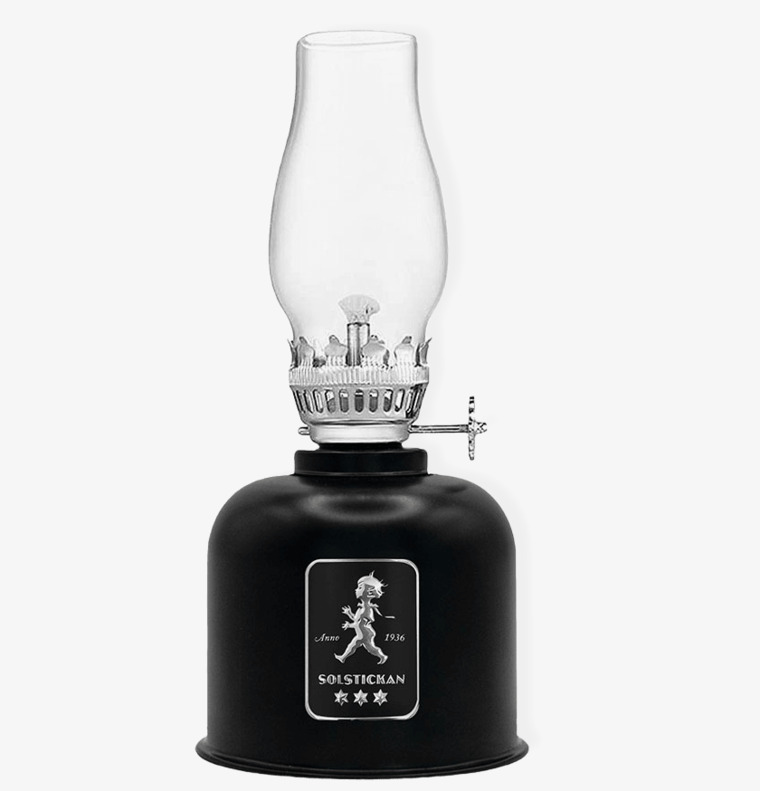 Fotogenlampa Svart från Solstickan med elegant design