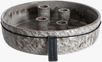 Ljusstake Stjernsund Natur/Brun från Silkflower i keramik