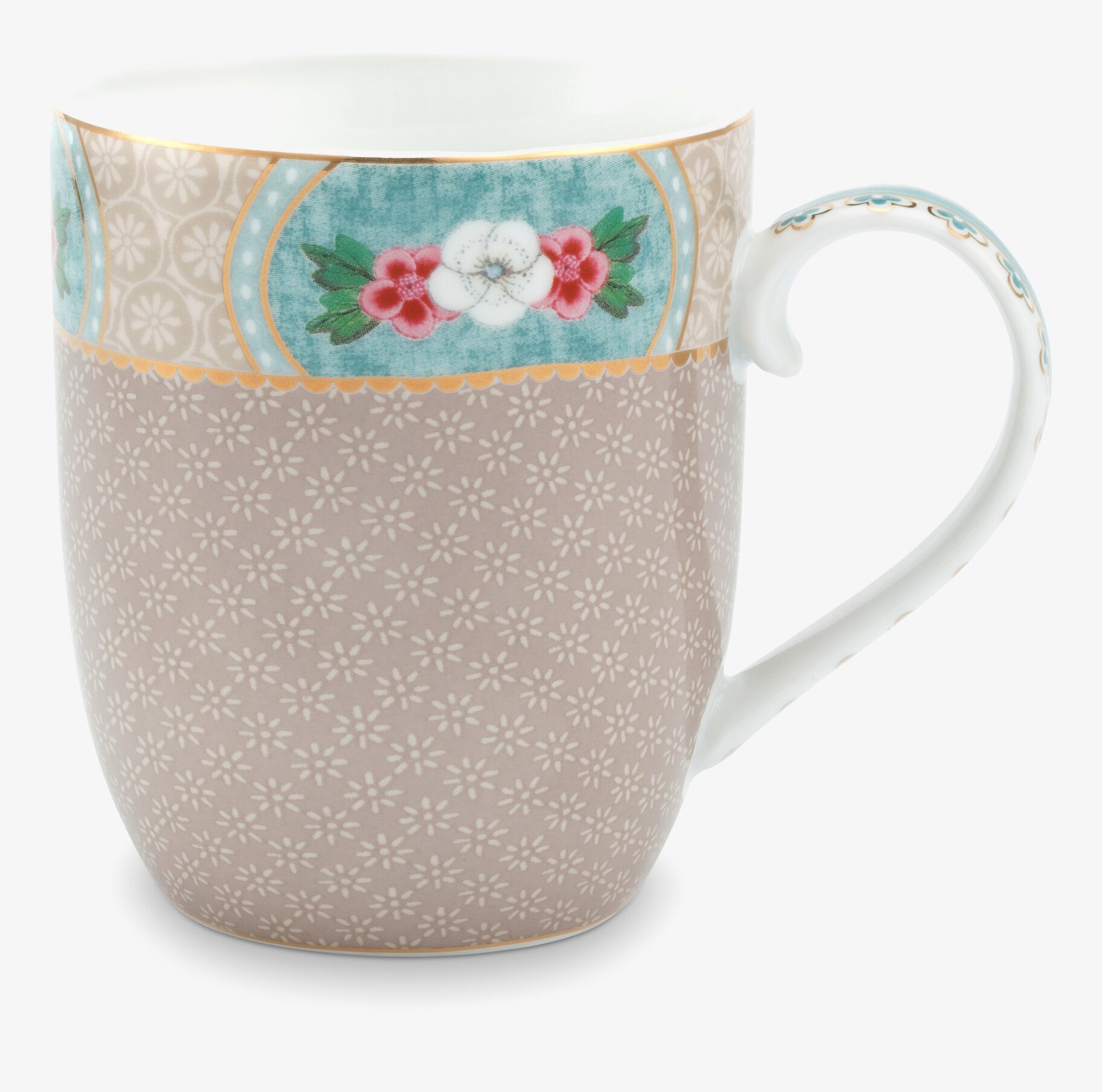 Mugg Blushing Birds Khaki Small - Pip Studio från PIP Studio