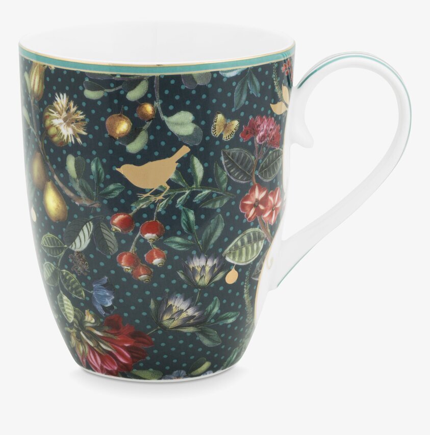Mugg Winter Wonderland Dark Blue Large - Pip Studio, PIP Studio