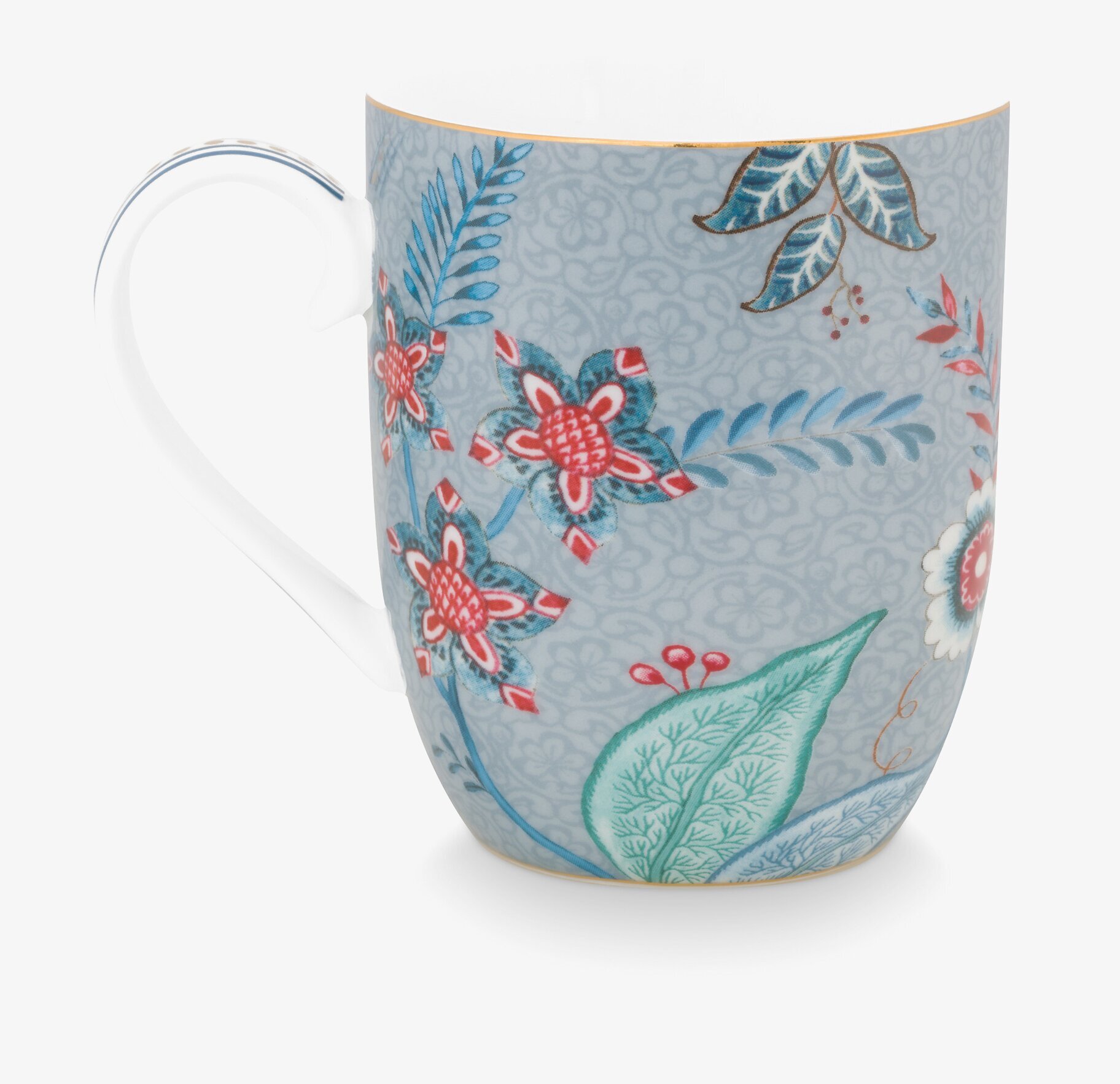 Mugg Flower Festival Light Blue Small - Pip Studio, PIP Studio
