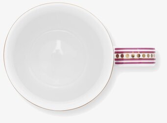 Mugg Flower Festival Dark Pink Small - Pip Studio, PIP Studio