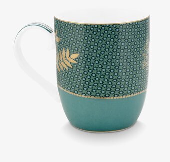 Mugg Winter Wonderland Bird Green Small - Pip Studio, PIP Studio