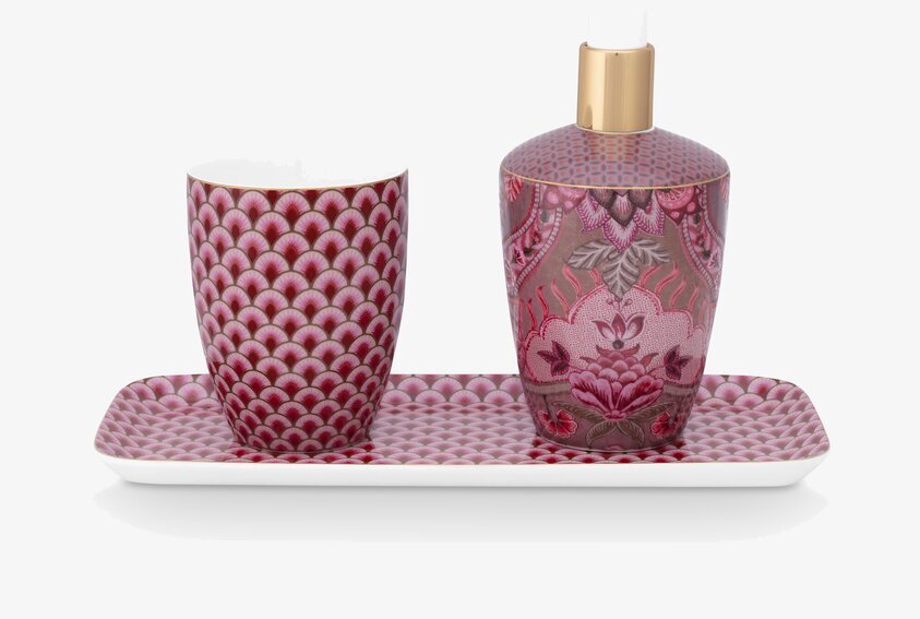 Badrumsset Kyoto Festival Dark Pink från PIP Studio