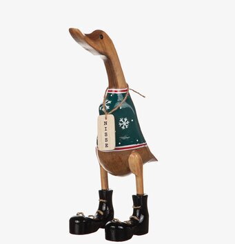 Anka Nisse Bambu från Different Design med vintertema
