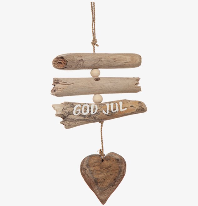 Mobil Drivved God Jul från Different Design, juldekoration