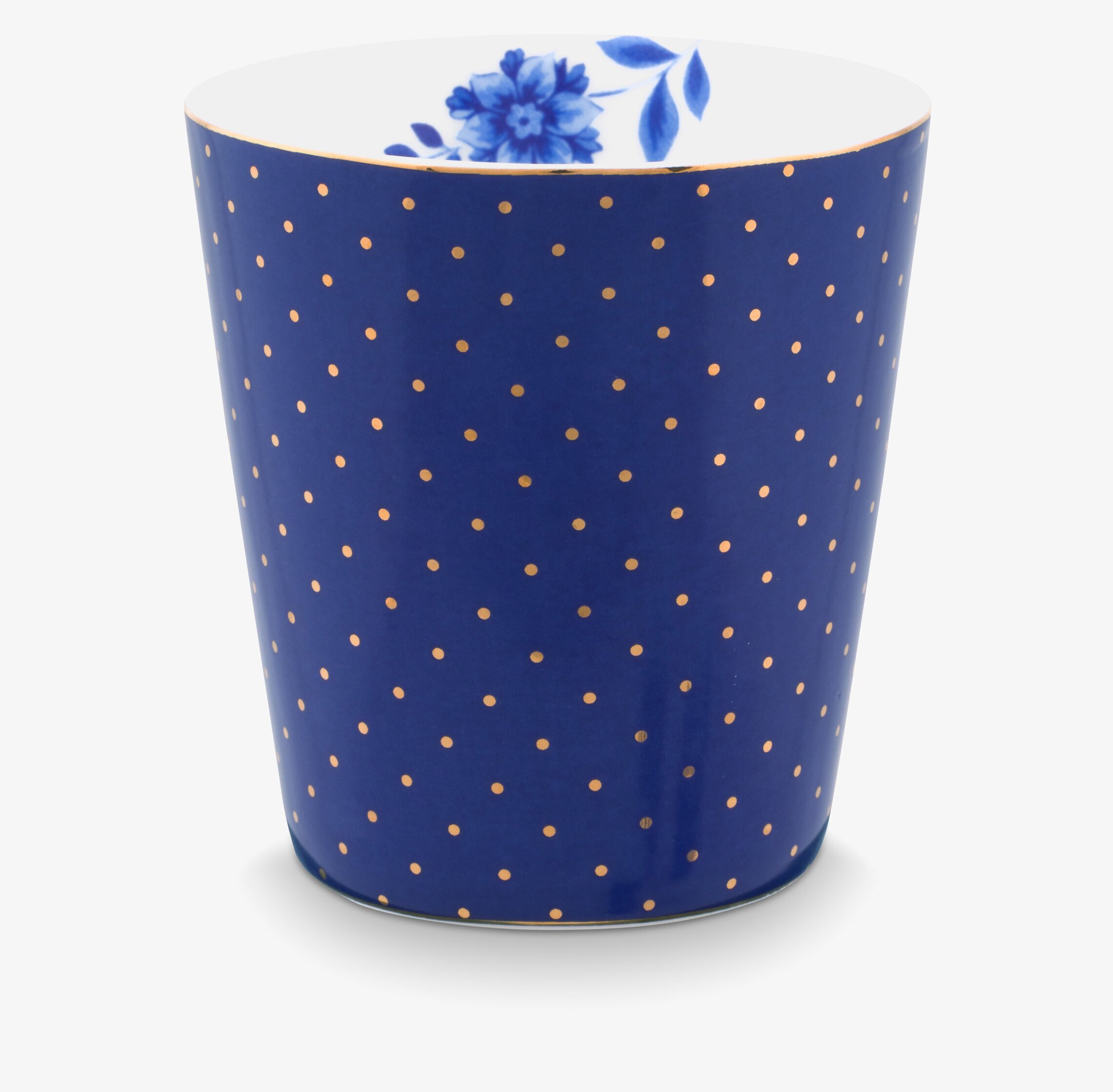 Royal Dots Mugg & Fat Blå - PiP Studio på vit bakgrund