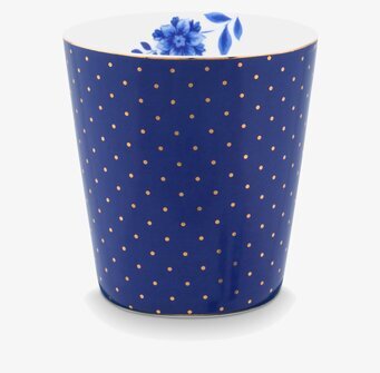 Royal Dots Mugg & Fat Blå - PiP Studio på vit bakgrund
