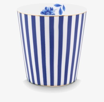 Royal Stripes Mugg & Fat Blå - PiP Studio, klassisk design