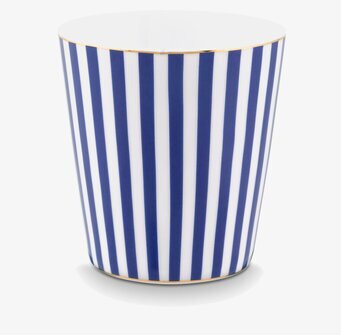 Royal Stripes Mugg & Fat Blå - PiP Studio, PIP Studio