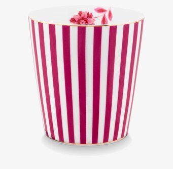 Royal Stripes Mugg & Fat Rosa - PiP Studio från PIP Studio