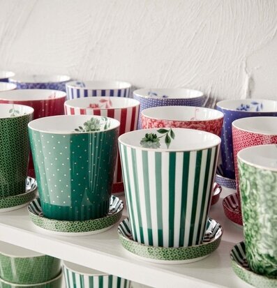 Royal Dots Mugg & Fat Grön - PiP Studio från PIP Studio