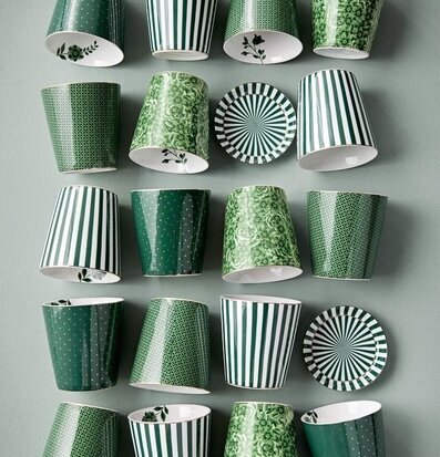 Royal Dots Mugg & Fat Grön - PiP Studio från PIP Studio