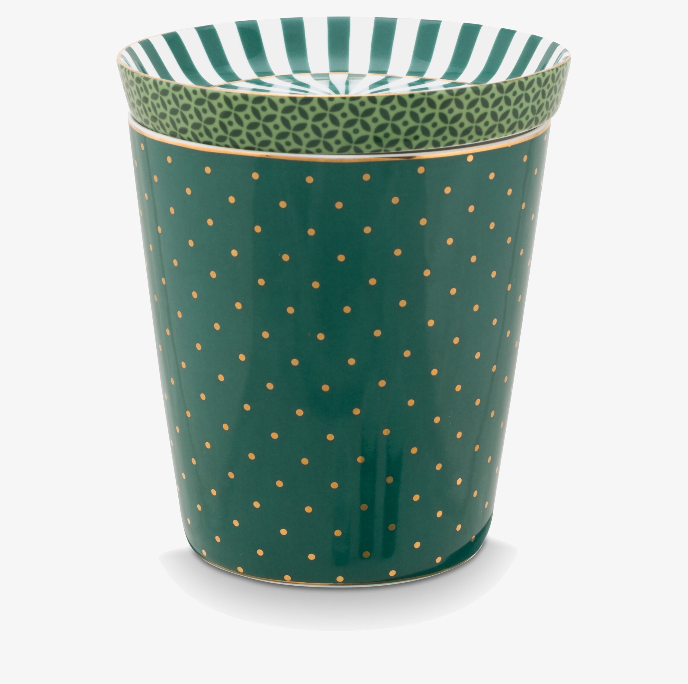 Royal Dots Mugg & Fat Grön - PiP Studio, elegant och lekfull