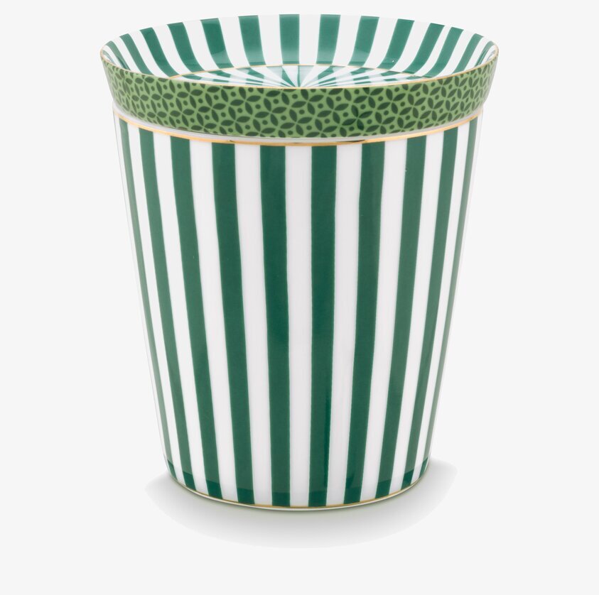 Royal Stripes Mugg & Fat Grön - PiP Studio, stilrena ränder