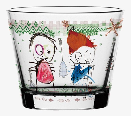 Skål Mini X-mas från Poul Pava med julmotiv och figurer