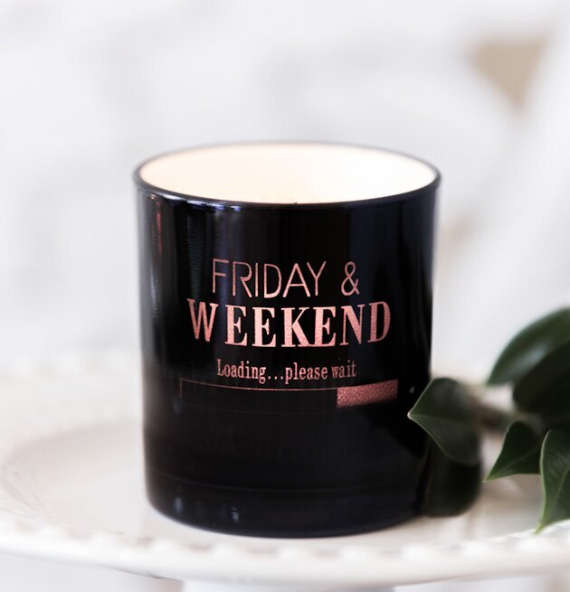 Weekend - Majas Cottage doftljus från Majas Cottage i svart glas