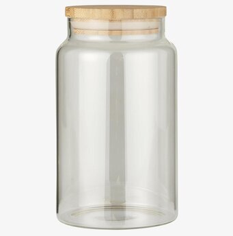 Glasburk Bambu Liten från IB Laursen med bambulock