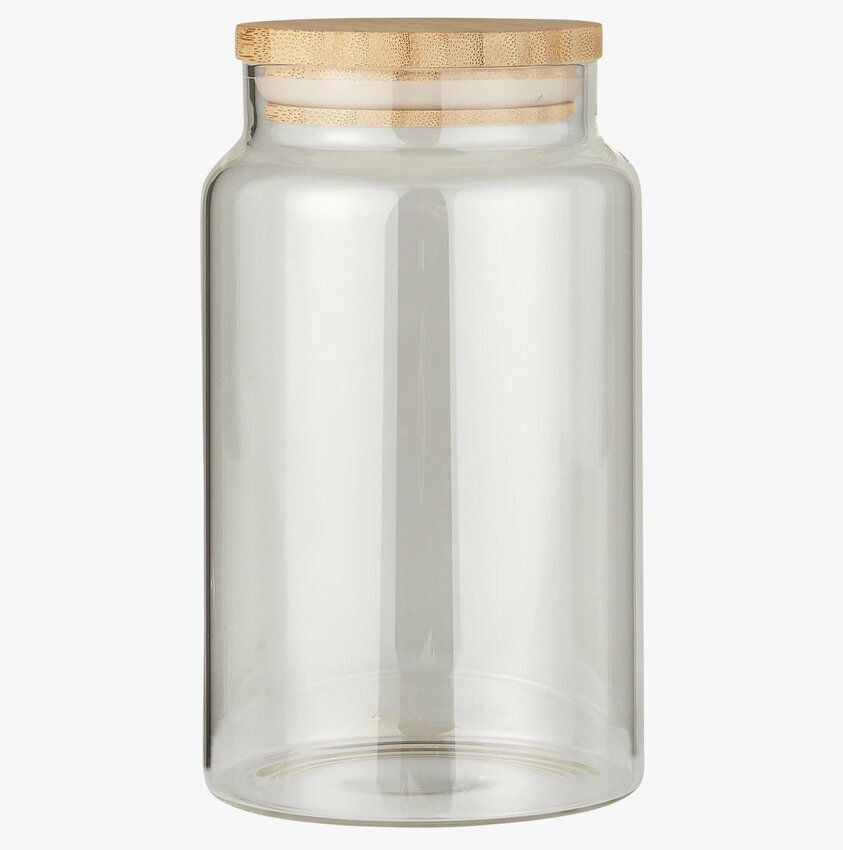 Glasburk Bambu Liten från IB Laursen med bambulock