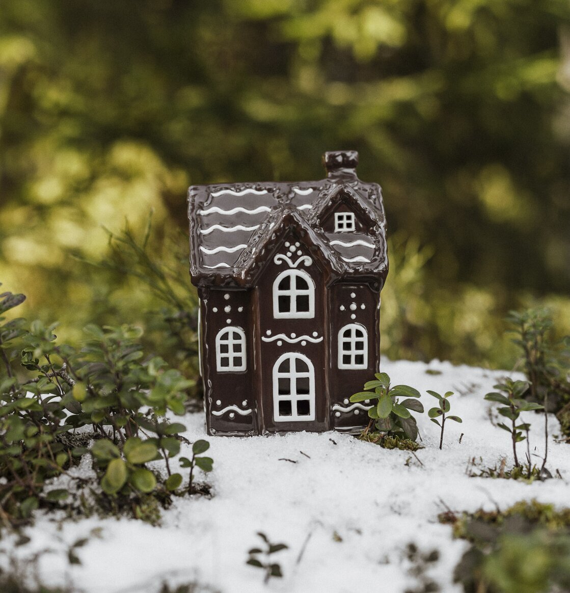 Pepparkakshus Julbyn Nr 4 - Ljuslykta från Storefactory