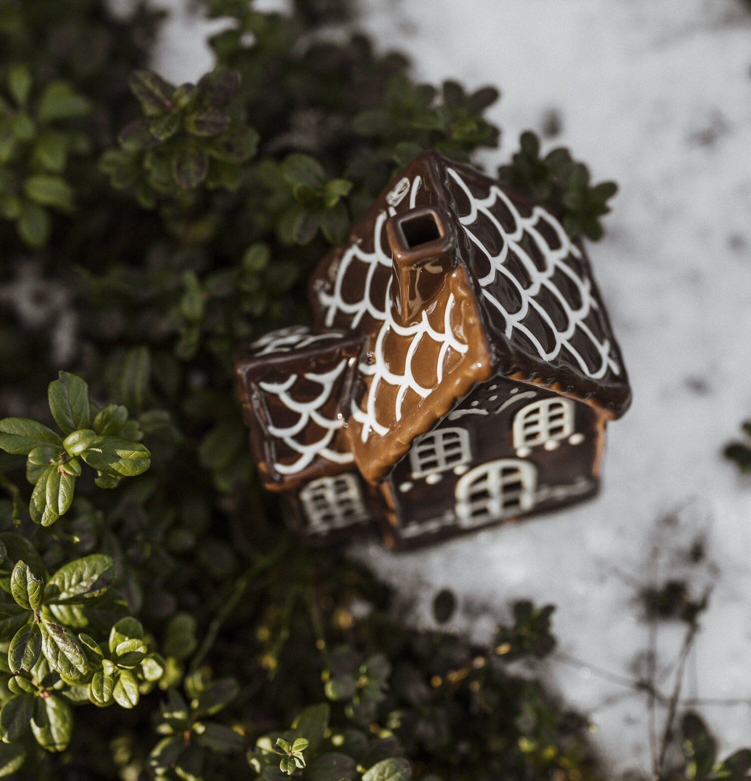 Pepparkakshus Julbyn Nr 2 - Ljuslykta från Storefactory