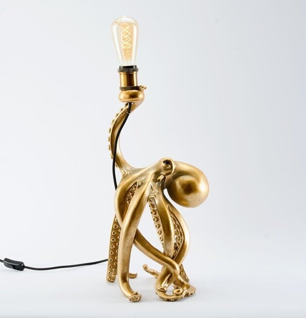 Bordslampa Otto Octopus Gold från Werner Voss i metall