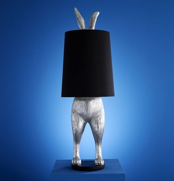 Golvlampa Hiding Rabbit Silver/Svart från Werner Voss