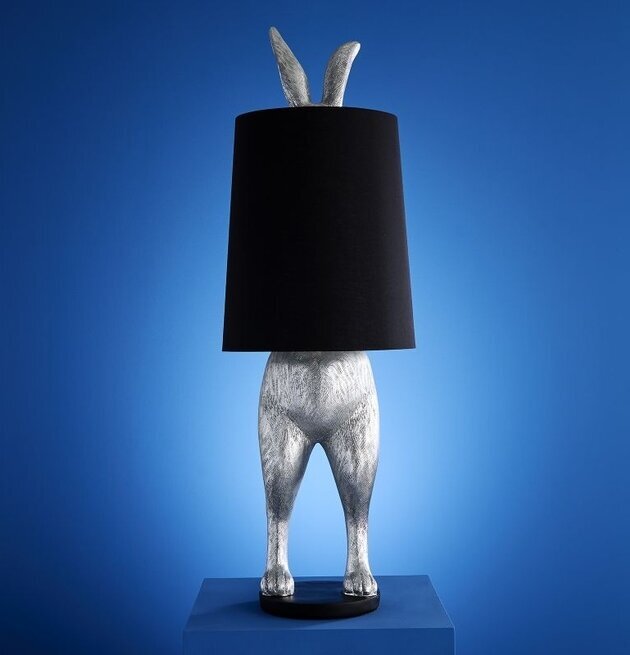 Golvlampa Hiding Rabbit Silver/Svart från Werner Voss