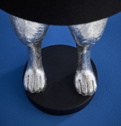 Bordslampa Hiding Bunny Silver/Svart från Werner Voss