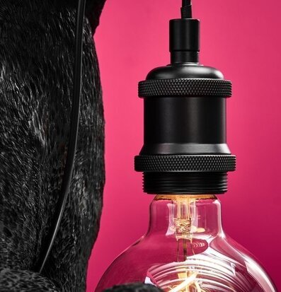 Bordslampa Katt Chouchou Svart från Werner Voss