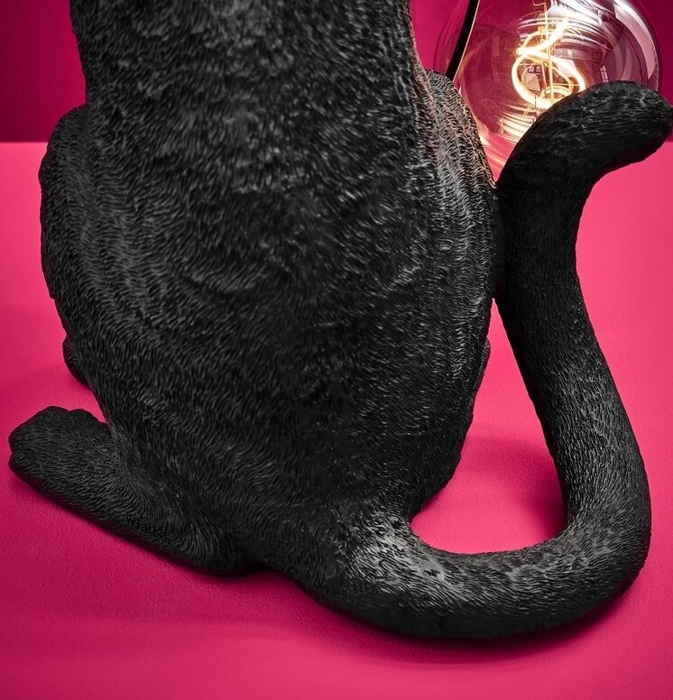 Bordslampa Katt Chouchou Svart från Werner Voss