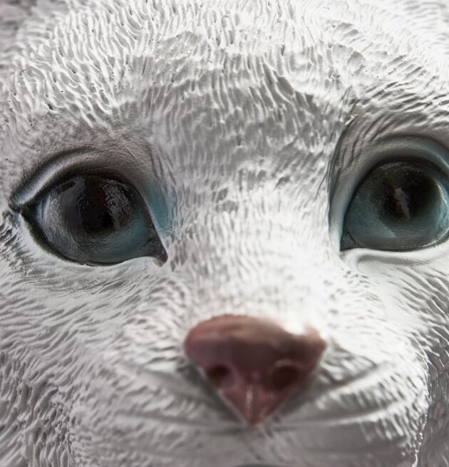 Bordslampa Katt Chouchou Vit från Werner Voss med kattansikte