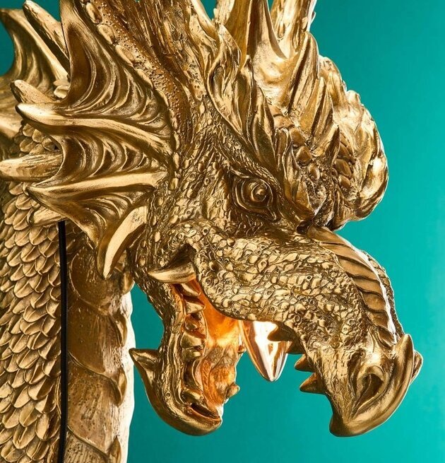 Vägglampa Dragon Gold från Werner Voss i detaljrik design