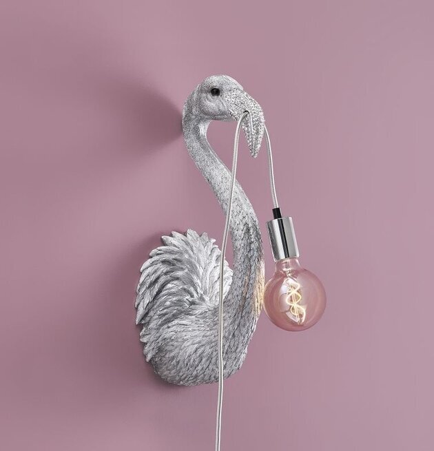 Vägglampa Flamingo Tiffany Silver från Werner Voss