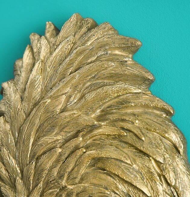 Vägglampa Flamingo Tiffany Guld från Werner Voss på turkos vägg