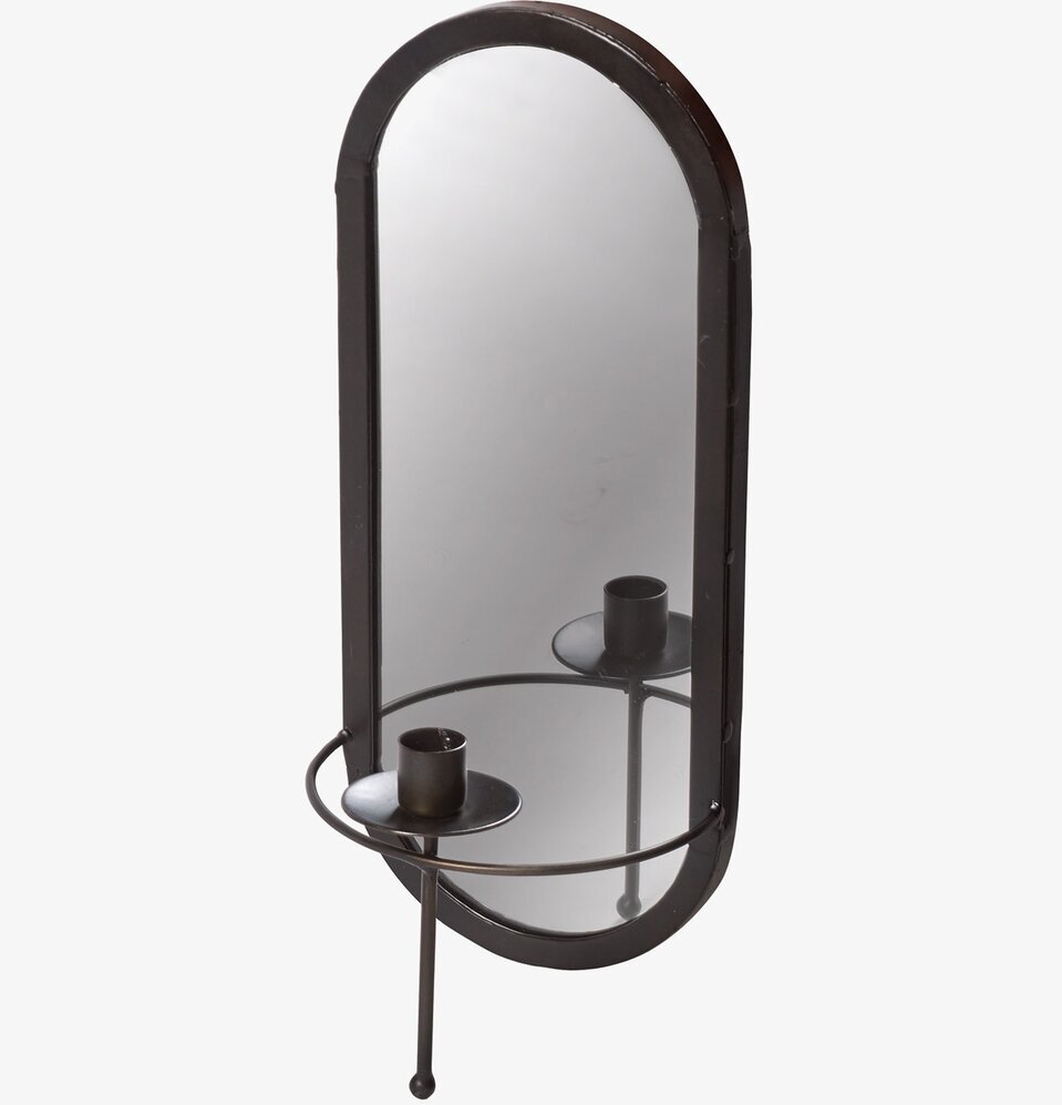 Spegel Meja Med Ljus Antiksvart från I AM Interior