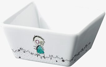 Skål Be Friends från Poul Pava med lekfull design i porslin