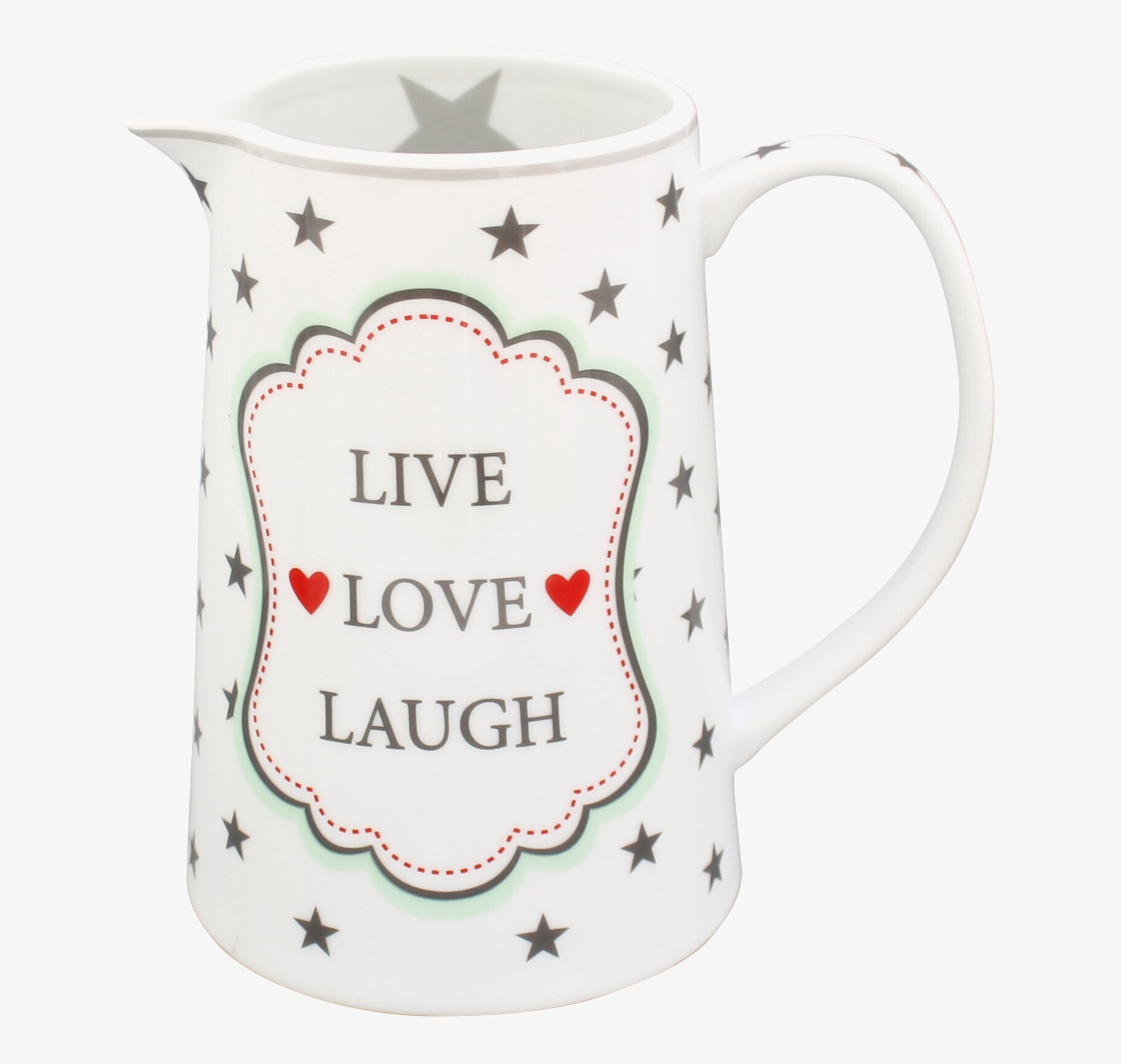 Kanna - Live, Love, Laugh från Krasilnikoff med stjärndekor