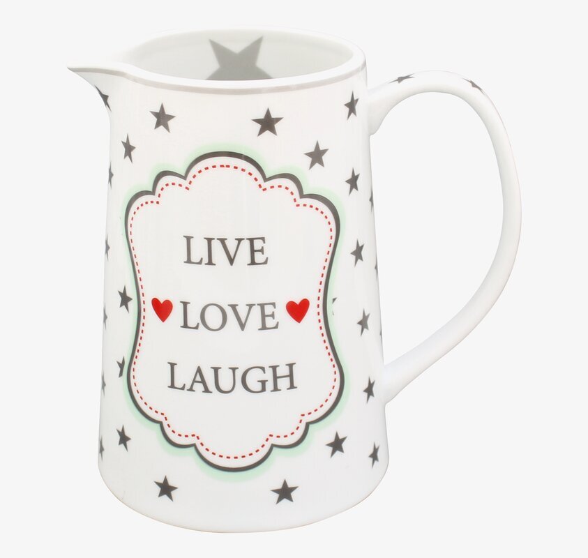 Kanna - Live, Love, Laugh från Krasilnikoff med stjärndekor