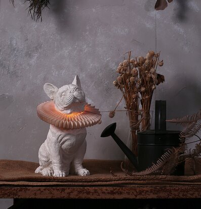 Bordslampa Bulldog X Vit Haoshi Design Lampor Taklampor Golvlampor Bordslampor LED-lampor Ledlampor Fönsterlampor Ljusslingor för dekoration