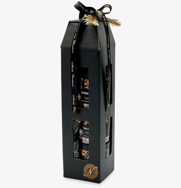 Bild av elegant förpackning med smakfullt innehåll