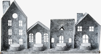 Ljuslykta Fenix Grå Medium Affari Ljusstakar Adventsstakar Ljushållare Ljushyllor