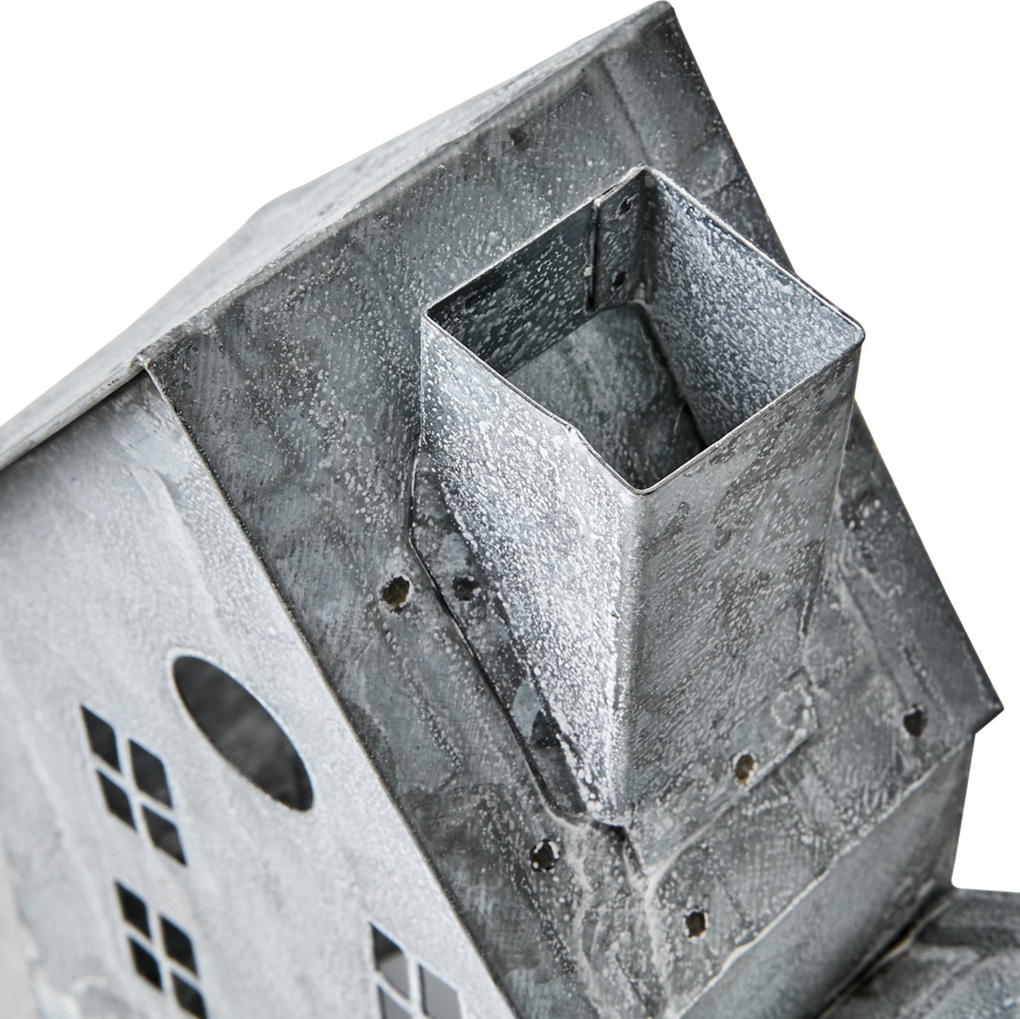 Ljuslykta Fenix Grå Medium från Affari i metall