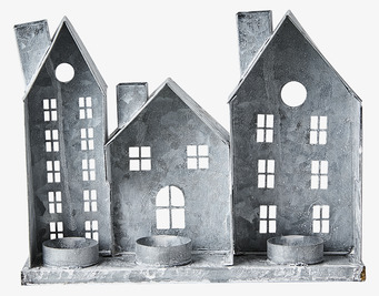 Ljuslykta Fenix Grå Small Affari Ljusstakar Adventsstakar Ljushållare Ljushyllor