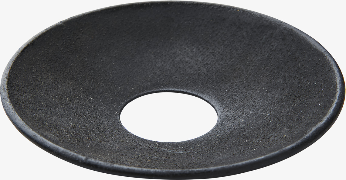 Colette Ljusmanschett Svart från Affari i mattsvart metall