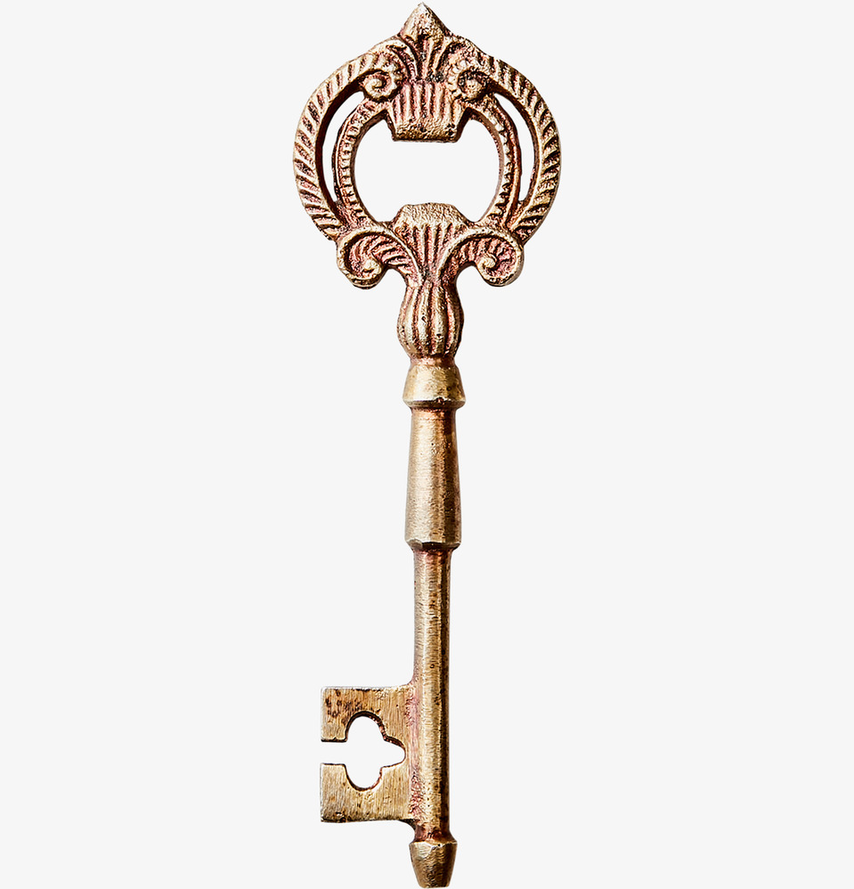 Odin Flasköppnare Mässing från Affari, elegant nyckeldesign